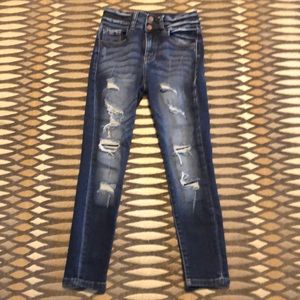 Girls Kancan Distress Jeans